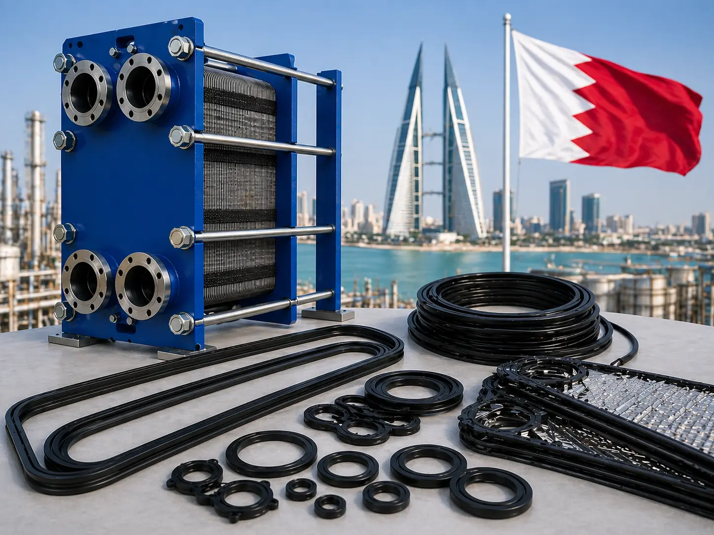 phe gasket supplier bahrain industrial heat exchanger sealing system