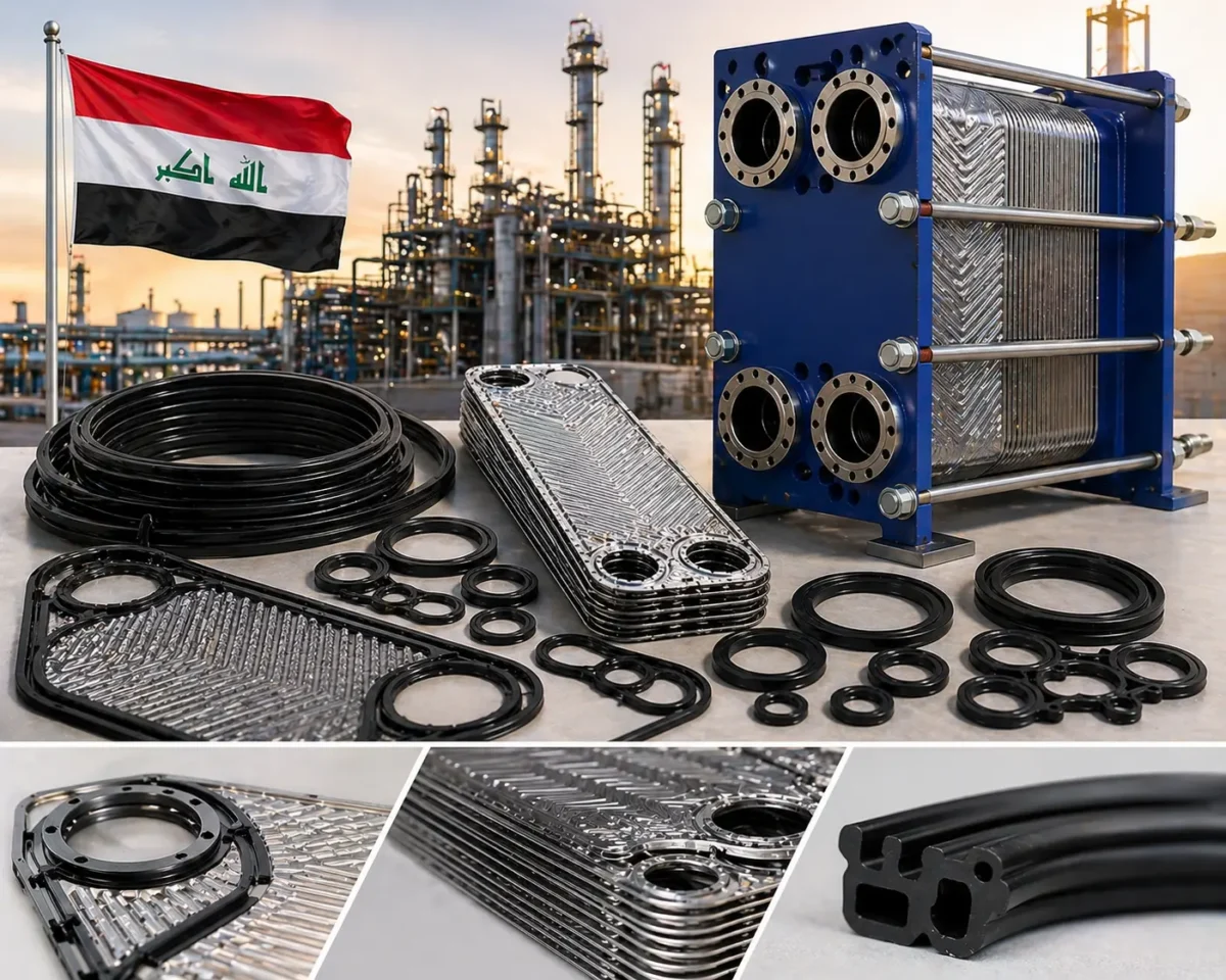 PHE Gasket Supplier Iraq and Replacement PHE Plates Iraq for Industrial Heat Transfer Systems