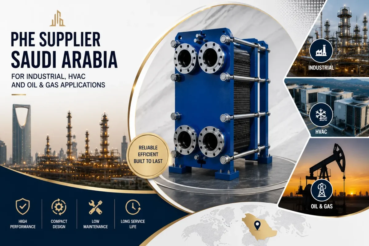 PHE Supplier Saudi Arabia for Industrial, HVAC and Oil & Gas Applications