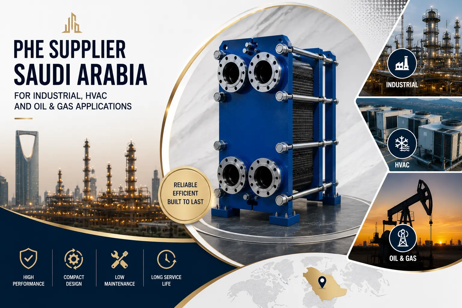 phe supplier saudi arabia industrial hvac oil gas system
