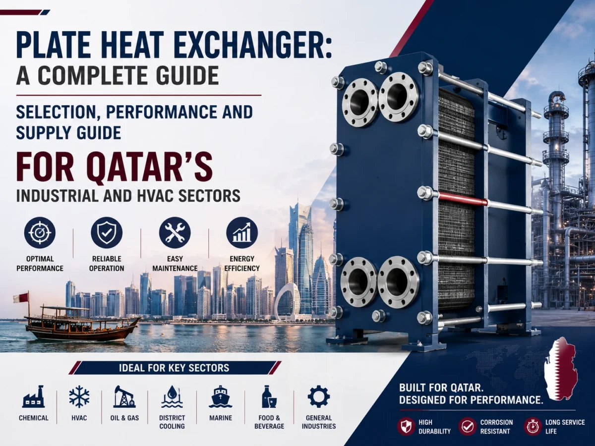 Plate Heat Exchanger Selection, Performance and Supply Guide for Qatar’s Industrial and HVAC Sectors