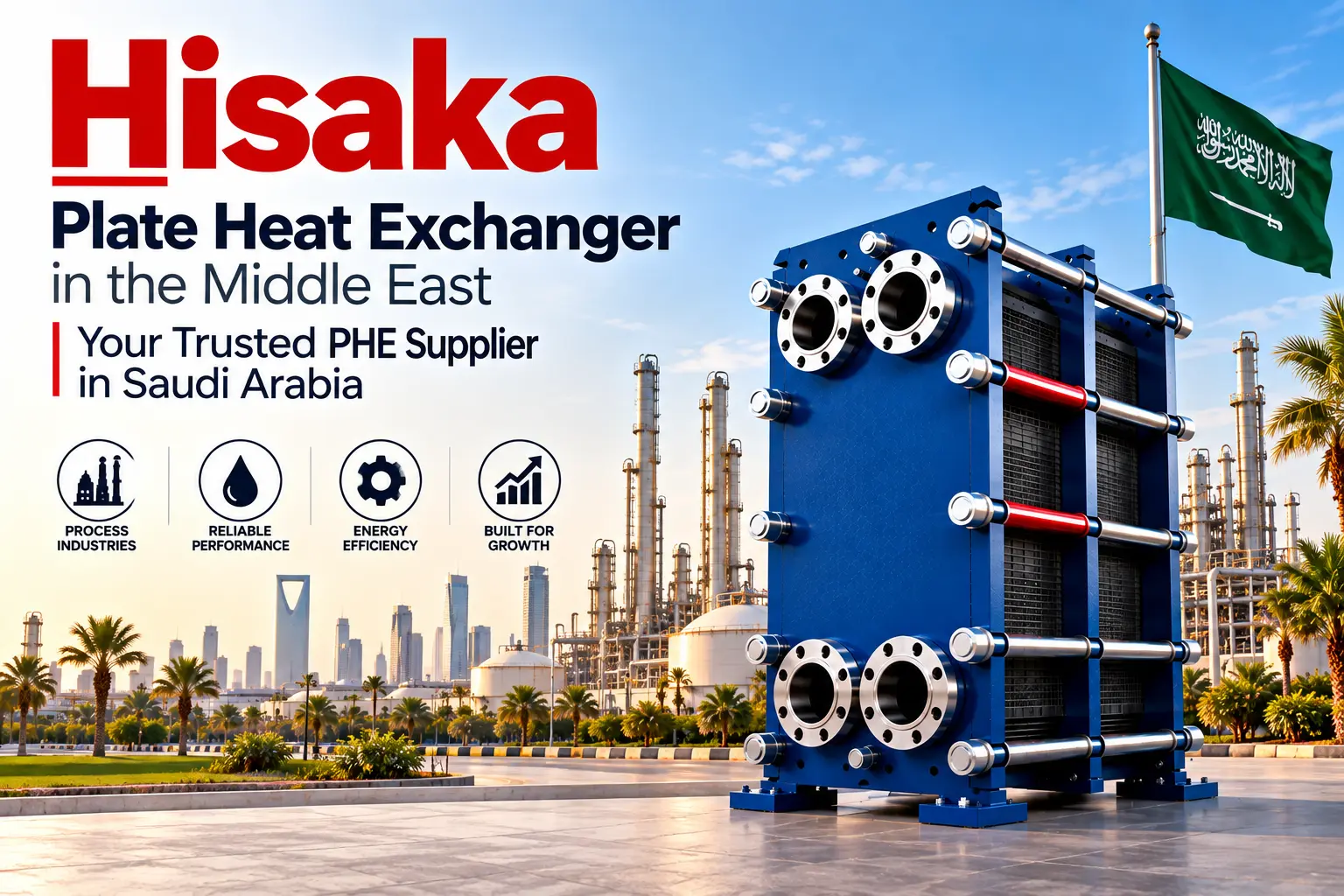Hisaka Plate Heat Exchanger - trusted PHE Supplier in Saudi Arabia (SRJ)